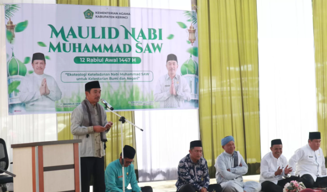 Wujud Cinta Rasul dan Penguatan Ukhuwah, Kemenag Kerinci gelar Peringatan Maulid Nabi Muhammad SAW