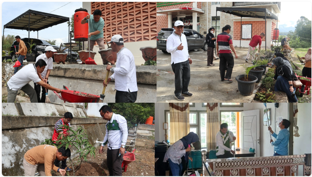 Kerja Bersih, Hati Bersih: Kemenag Kerinci Gelar Gerakan KEMENAG ASRI