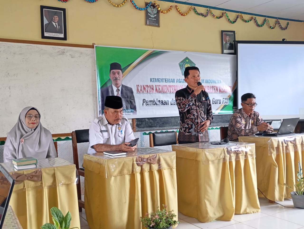 Gelar Pembinaan Guru PAI di Kerinci, Arfan Efendi Tekankan Pentingnya Integritas