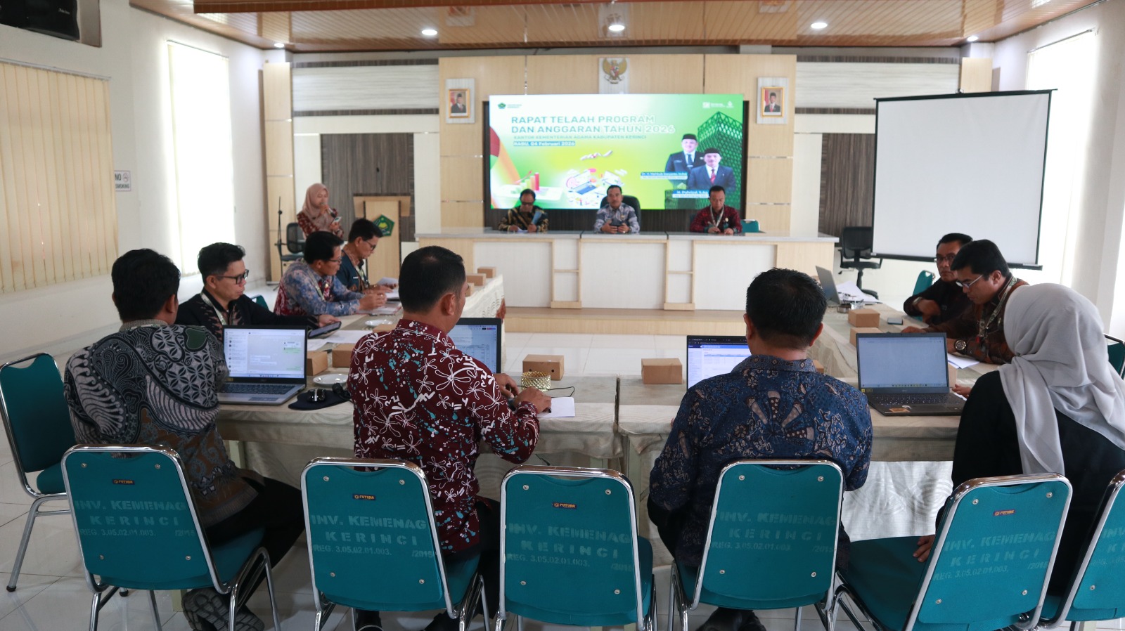 Kankemenag Kerinci Gelar Rapat Telaah Program dan Anggaran 2026