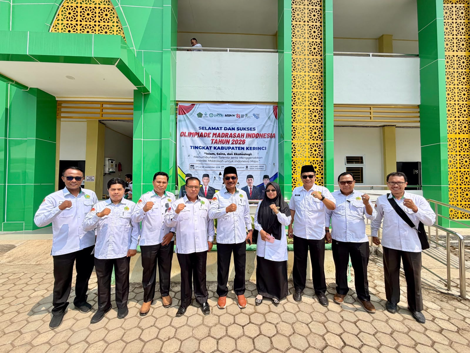 Kakankemenag Kerinci Pantau Hari Kedua OMI, Persaingan Memanas, 149 Siswa MTs Adu Kemampuan di 3 Mapel Integrasi